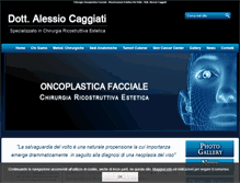 Tablet Screenshot of oncoplasticafacciale.it
